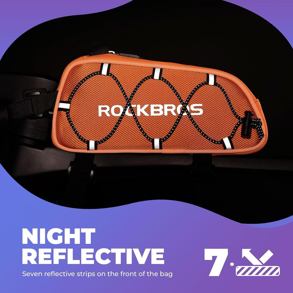 ROCKBROS Fahrradtasche Fahrrad Rahmentasche Oberrohrtasche für MTB Rennrad