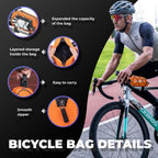 ROCKBROS Fahrradtasche Fahrrad Rahmentasche Oberrohrtasche für MTB Rennrad