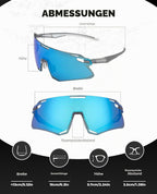ROCKBROS Fahrradbrille TR90 Rahmen Polarisierte Sportsonnenbrille Radbrille