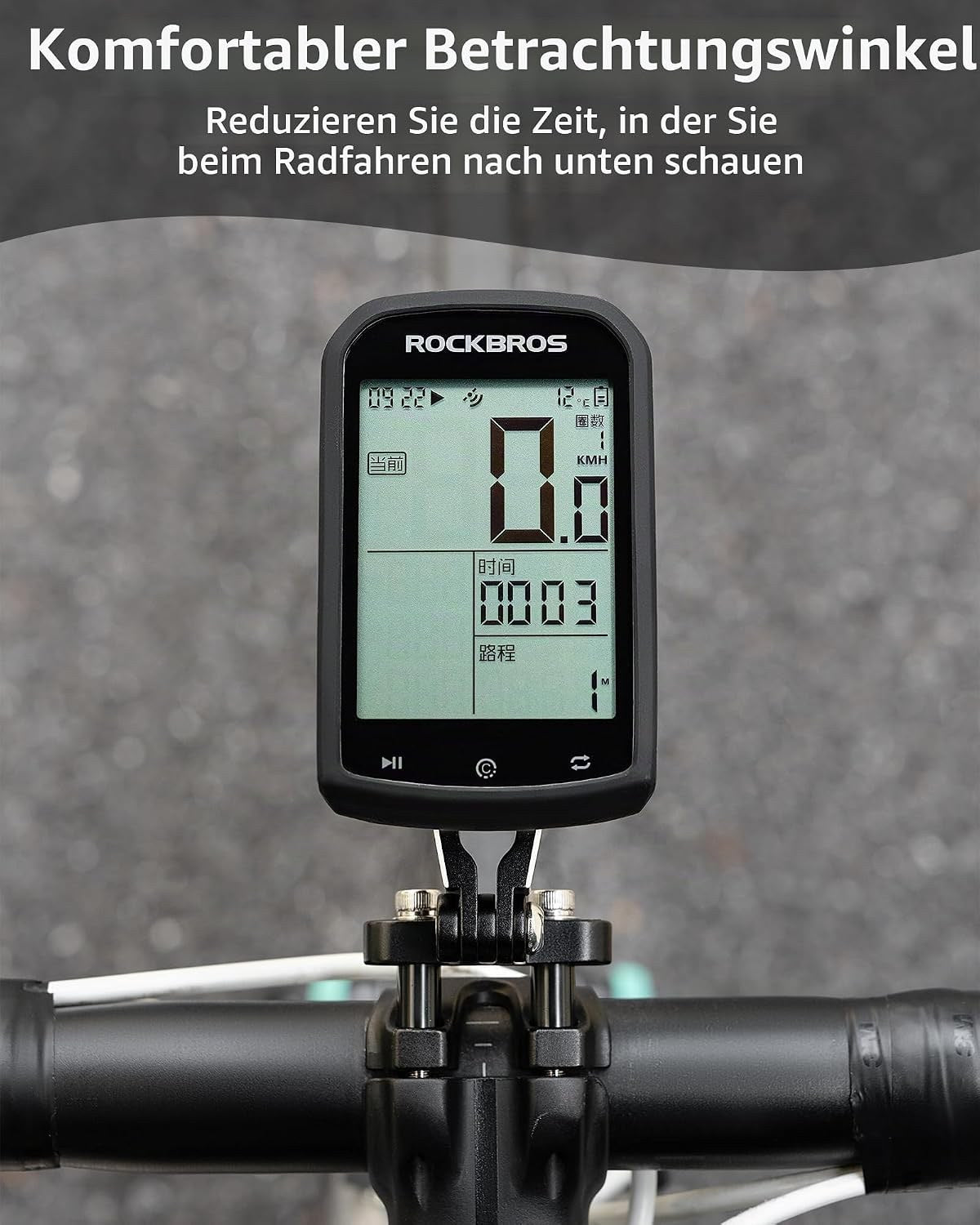 ROCKBROS Fahrradcomputer Halterung Kompatibel