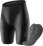 ROCKBROS Kurz Fahrradhose Herren 3D Gepolsterte Radlerhose mit Tasche