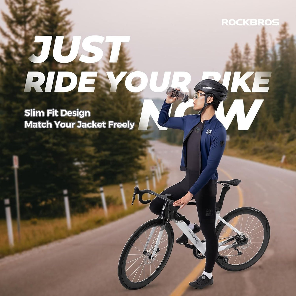 ROCKBROS Langarm Ärmel Radtrikot Herren