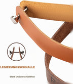 ROCKBROS Schnellverschluss für Brompton, Befestigungsriemen aus Leder