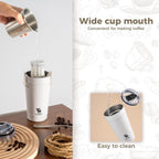Qunature Thermoflasche Kaffeebecher 480ml aus 304 Edelstahl