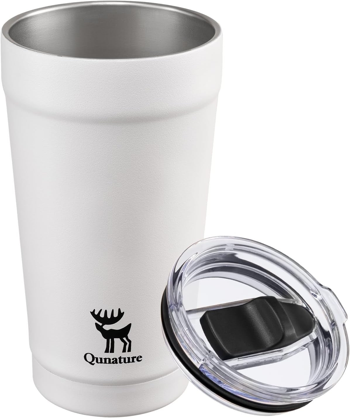 Qunature Thermoflasche Kaffeebecher 480ml aus 304 Edelstahl