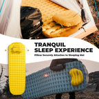 Qunature Aufblasbares Camping Kissen, Luftkissen Ultraleicht Tragbar