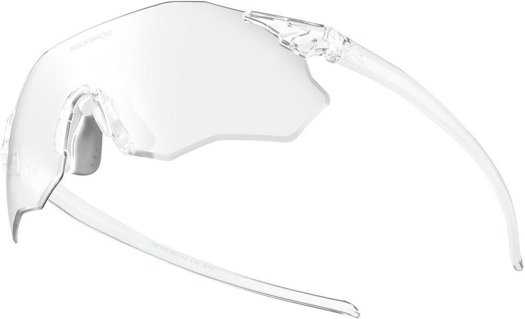 ROCKBROS Fahrradbrille Sportsonnenbrille Photochrom Rennradbrille Rahmenlose