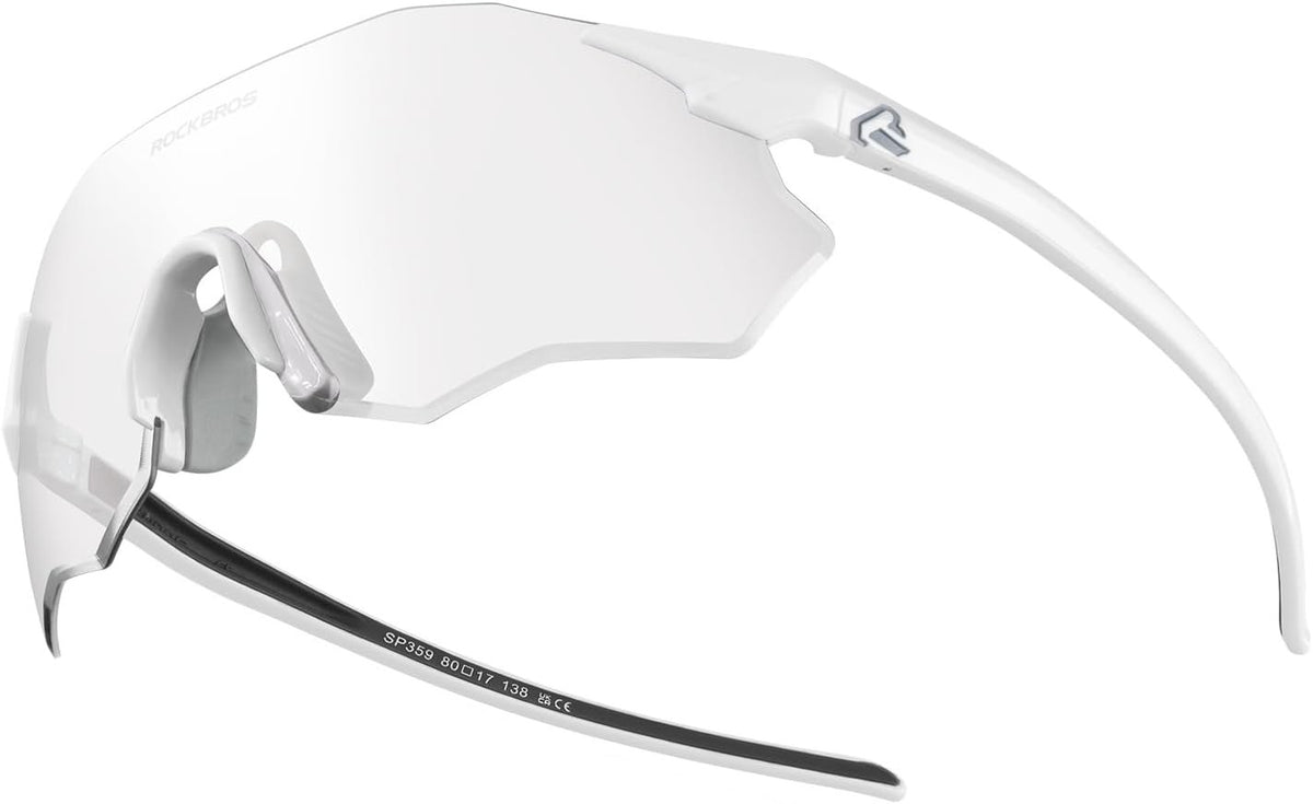 ROCKBROS Fahrradbrille Sportsonnenbrille Photochrom Rennradbrille Rahmenlose
