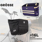 ROCKBROS Fahrradlenkertasche für Brompton Faltradkorbtasche Front Fahrrad