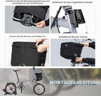 ROCKBROS Fahrradlenkertasche für Brompton Faltradkorbtasche Front Fahrrad