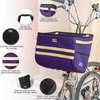 ROCKBROS Fahrradlenkertasche für Brompton Faltradkorbtasche Front Fahrrad