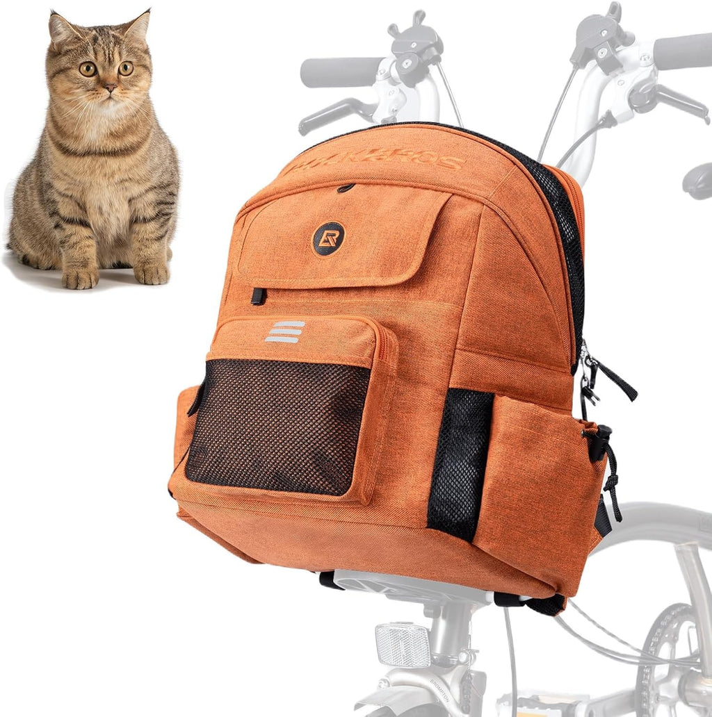 ROCKBROS Lenkertasche für Brompton, Fahrradlenkertasche für Haustier