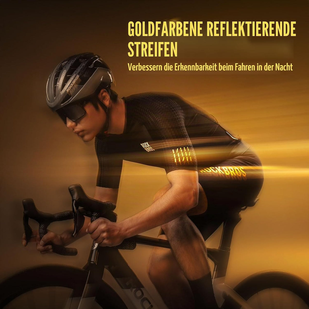 ROCKBROS Herren Damen Fahrradtrikot Kurzarm Radtrikot Rennrad Trikot Schnell