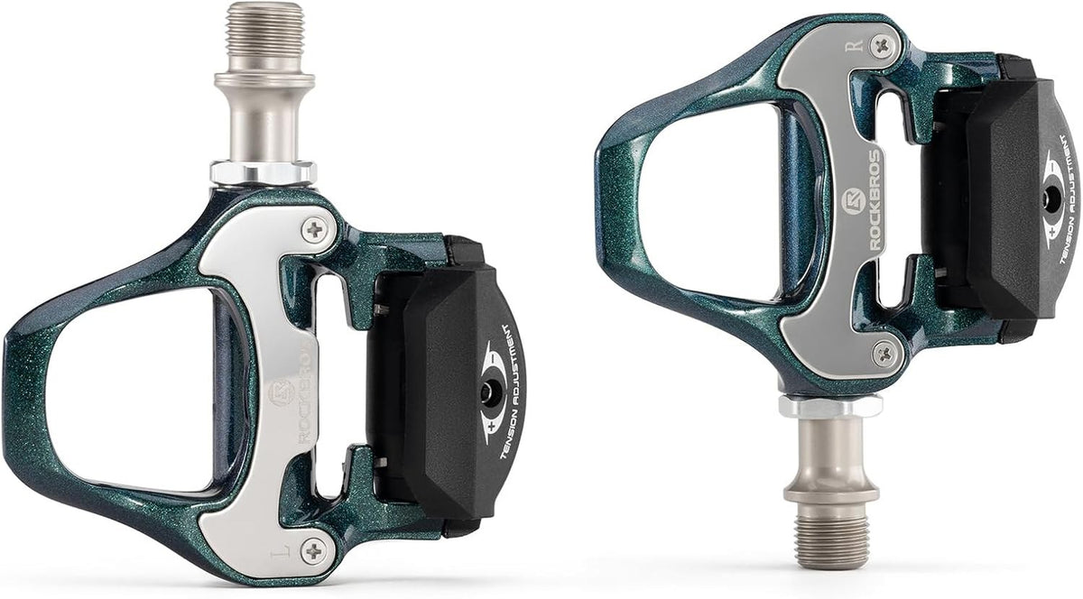 ROCKBROS Klickpedale Aluminium, kompatibel mit Shimano SPD-SL