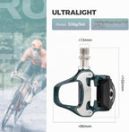 ROCKBROS Klickpedale Aluminium, kompatibel mit Shimano SPD-SL