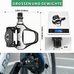 ROCKBROS Rennrad Pedale Kompatibel mit Look KEO System, Klickpedale