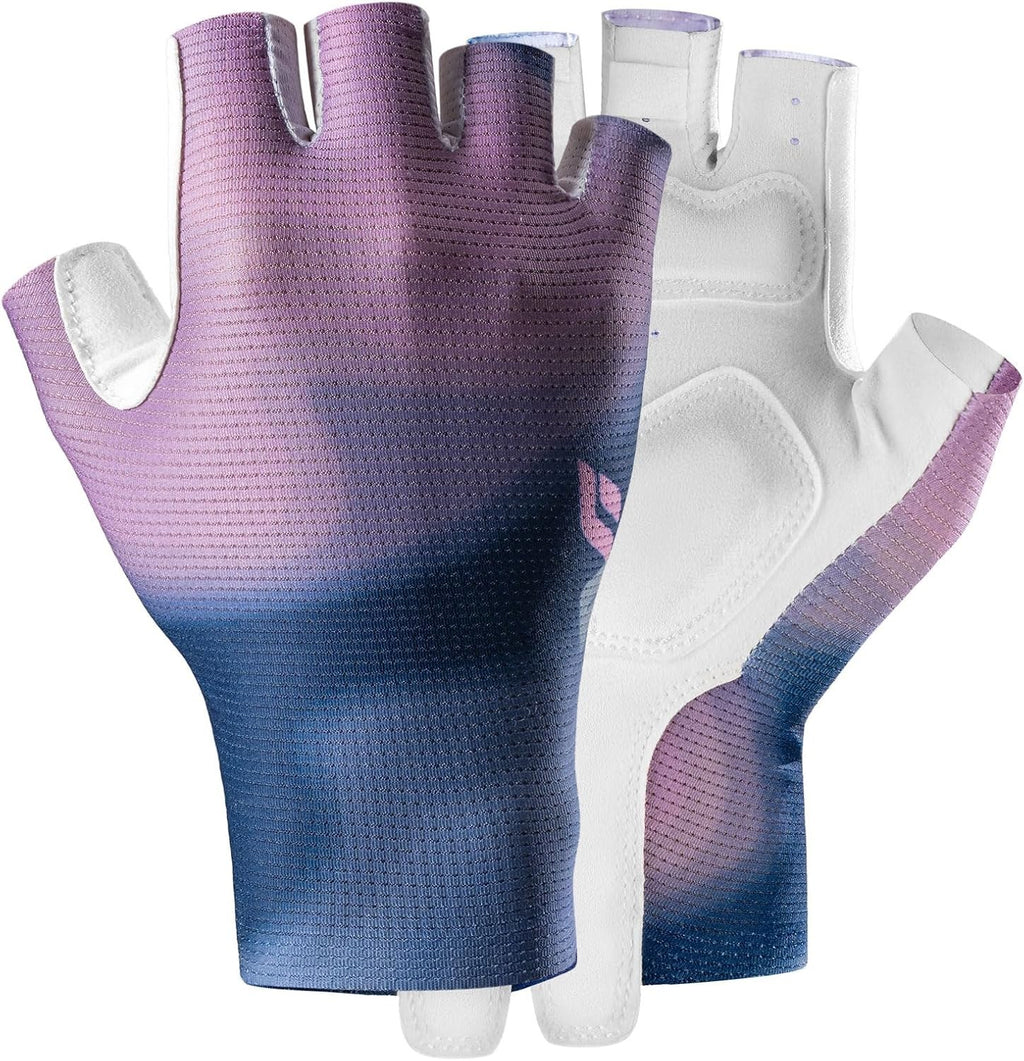 ROCKBROS TVI Damen Fahrradhandschuhe Sommer Halbfinger Atmungsaktiv