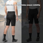 ROCKBROS Radhose Herren Gepolstert, Fahrradhose Kurz für Männer