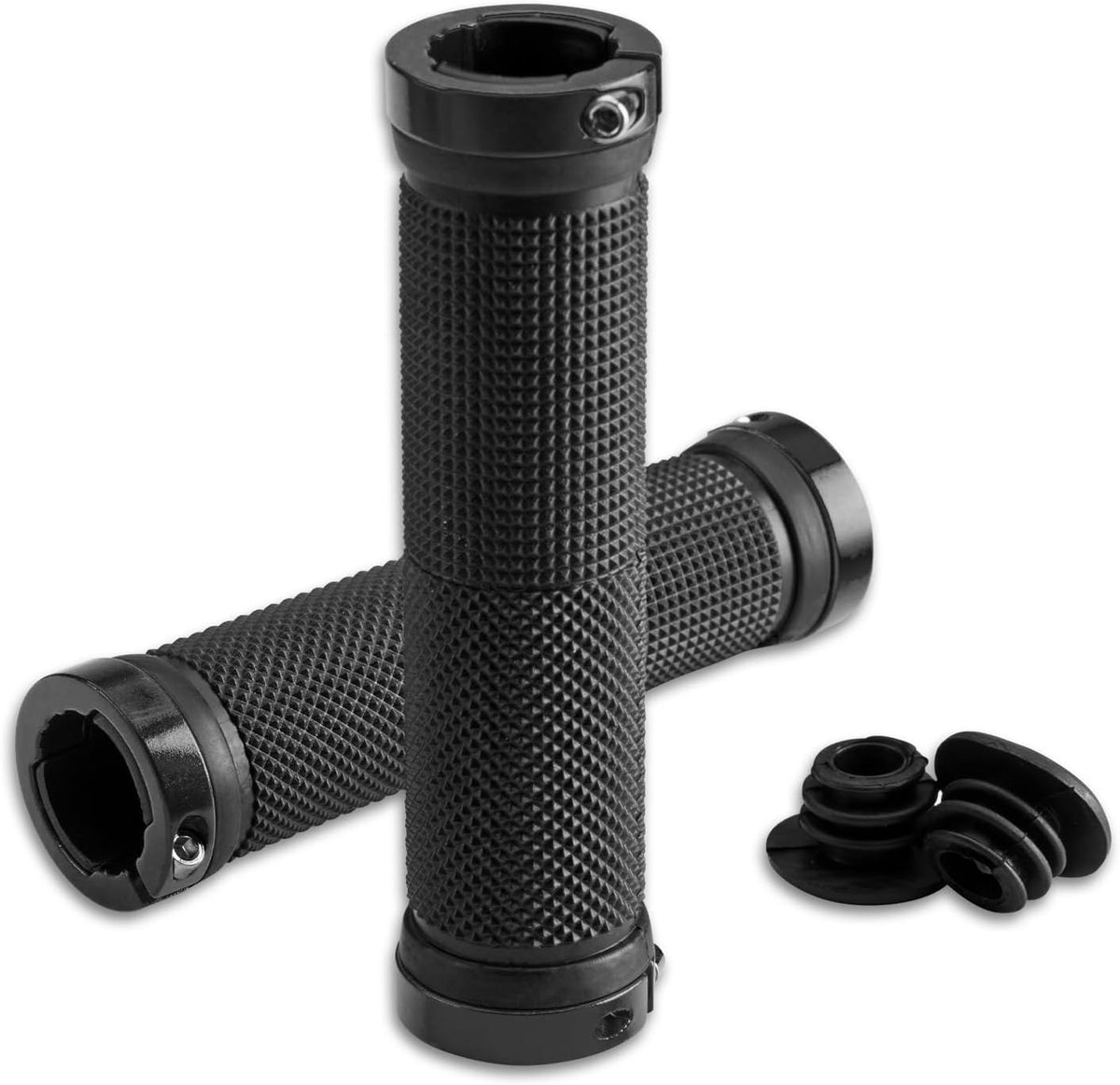ROCKBROS Fahrradgriffe aus Gummi 22,2 mm Lock-On mit Doppelklemmung