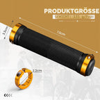 ROCKBROS Fahrradgriffe aus Gummi 22,2 mm Lock-On mit Doppelklemmung