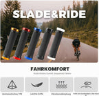 ROCKBROS Fahrradgriffe aus Gummi 22,2 mm Lock-On mit Doppelklemmung