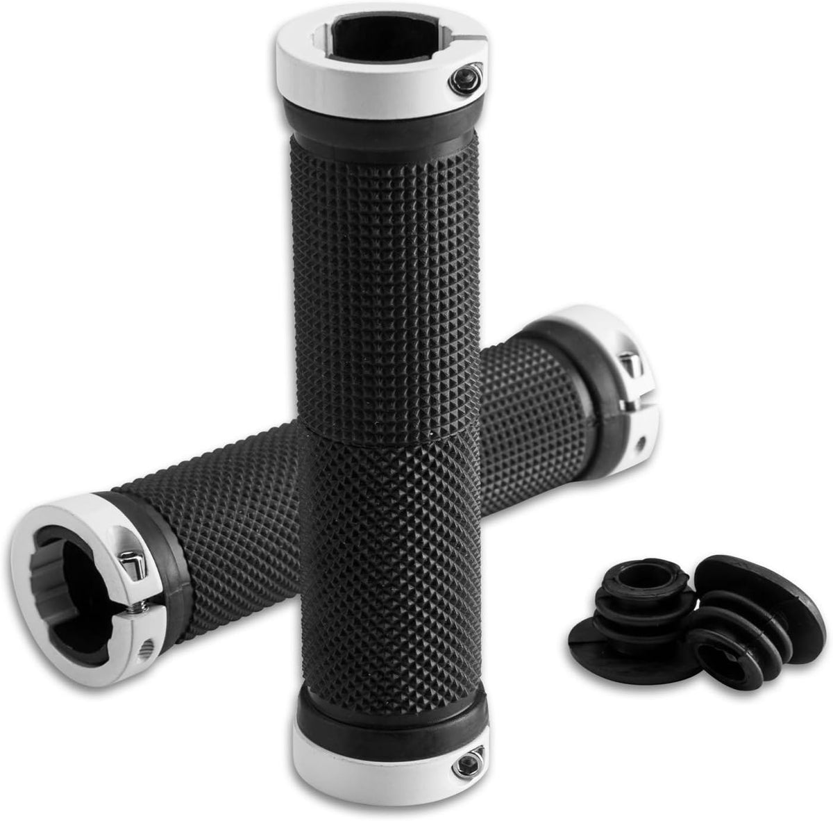 ROCKBROS Fahrradgriffe aus Gummi 22,2 mm Lock-On mit Doppelklemmung