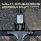 ROCKBROS Aero Fahrradcomputer Halterung mit Schnellverschluss Leichtbau Lenkerverlängerungshalterung Kompatibel mit
