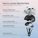 ROCKBROS Fahrradhelm Kinder 54–58 cm, Kinderhelm für Jungen und Mädchen