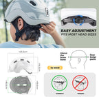 ROCKBROS Fahrradhelm Kinder 54–58 cm, Kinderhelm für Jungen und Mädchen