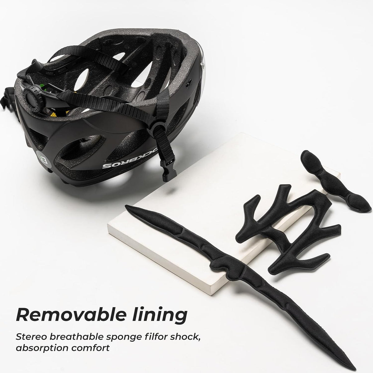 ROCKBROS Fahrradhelm Rennrad Helm Radhelm mit Abnehmbarem Visier Cityhelm (TT-16-Z-M)