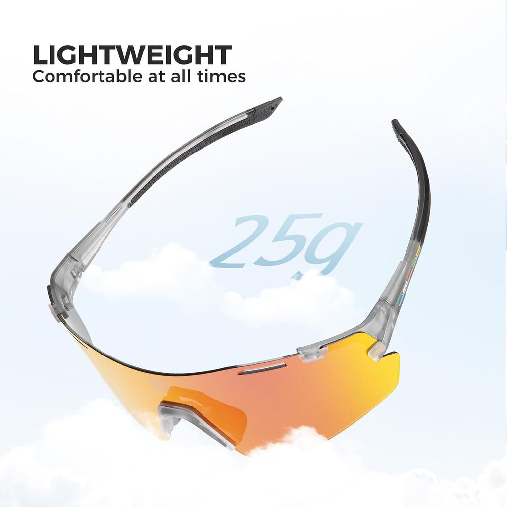 ROCKBROS Road to Sky Fahrradbrille Überbrille Polarisiert, UV400 Schutz
