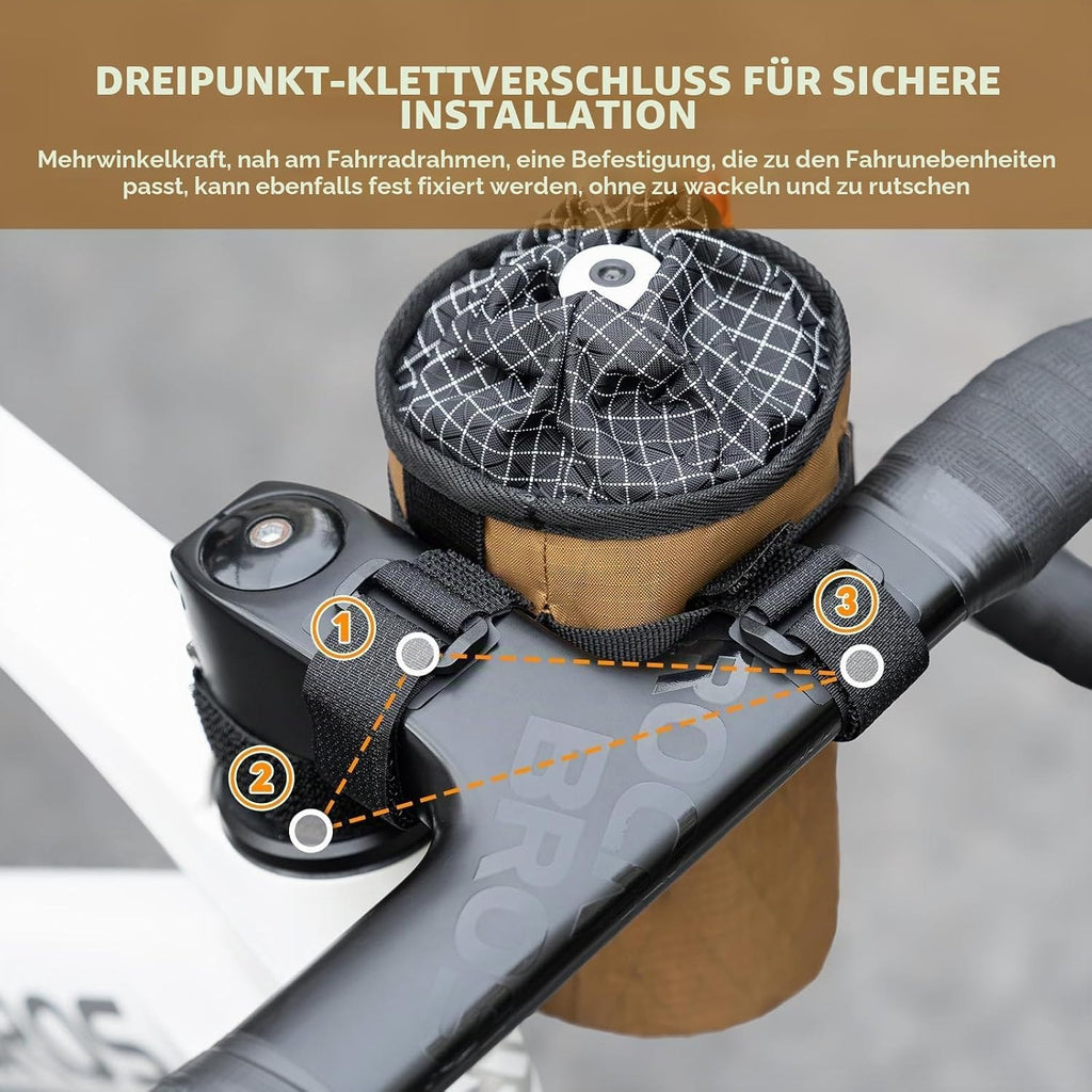 Qunature Fahrrad Food-Pouch 1 Liter Fahrrad Flaschenhalter
