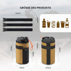 Qunature Fahrrad Food-Pouch 1 Liter Fahrrad Flaschenhalter