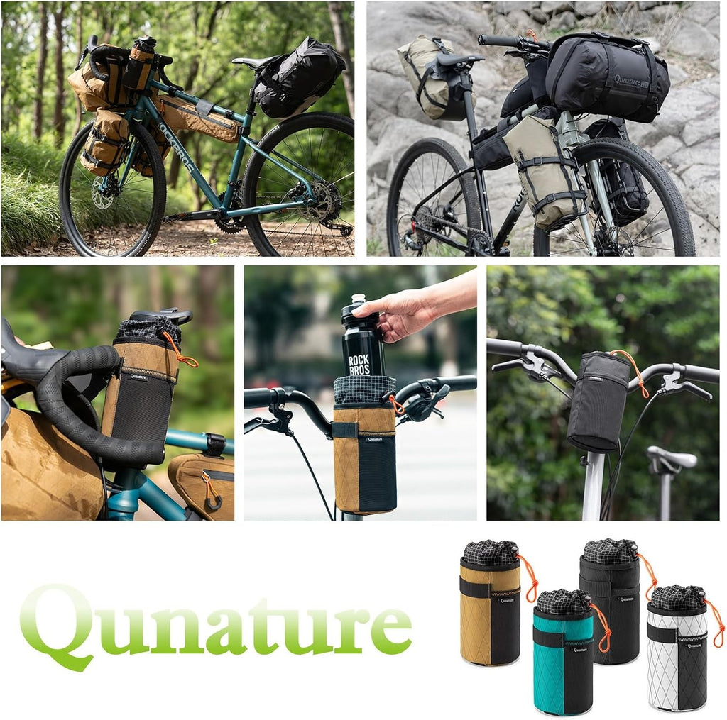 Qunature Fahrrad Food-Pouch 1 Liter Fahrrad Flaschenhalter