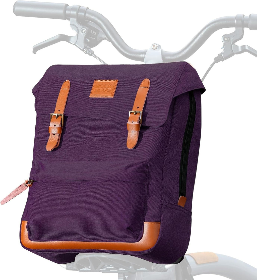 ROCKBROS Fahrrad Lenkertasche Für Brompton Faltrad Rucksack mit Laptopfach