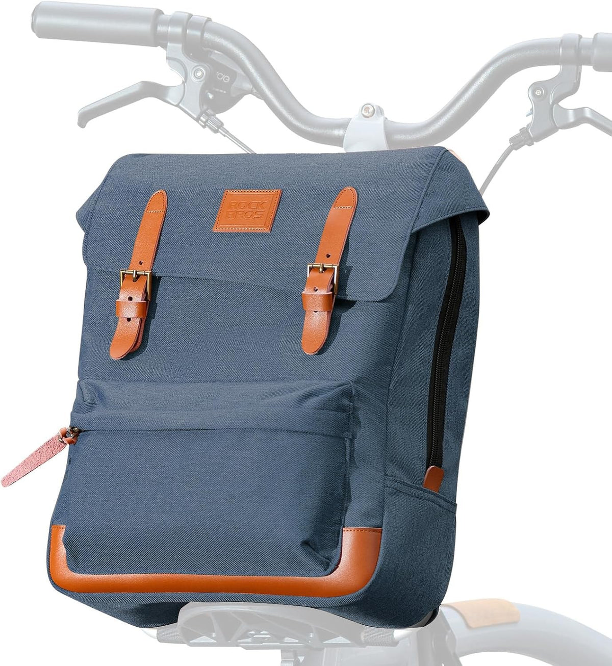 ROCKBROS Fahrrad Lenkertasche Für Brompton Faltrad Rucksack mit Laptopfach