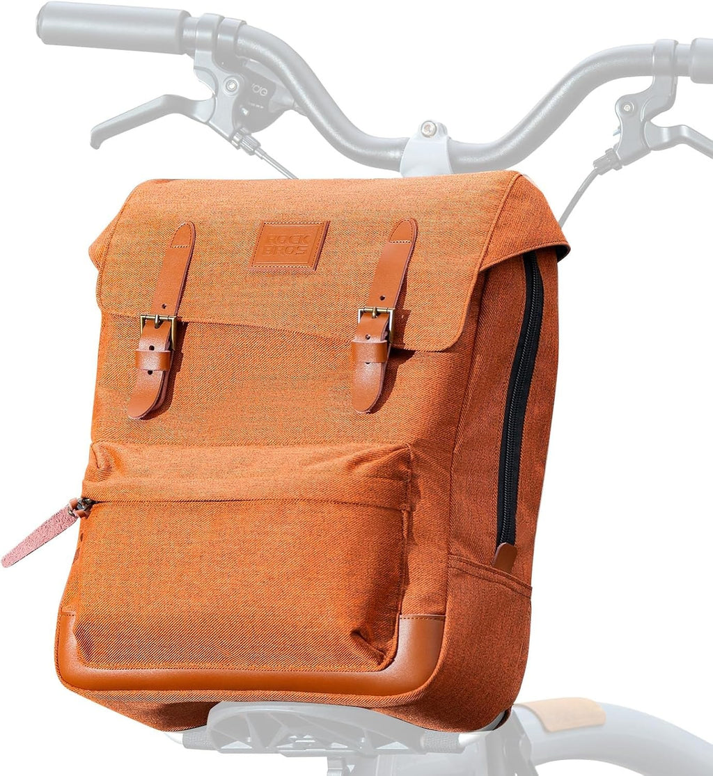 ROCKBROS Fahrrad Lenkertasche Für Brompton Faltrad Rucksack mit Laptopfach