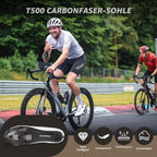 ROCKBROS Rennrad Fahrradschuhe Herren Damen – Carbonsohle T500, Klickschuhe