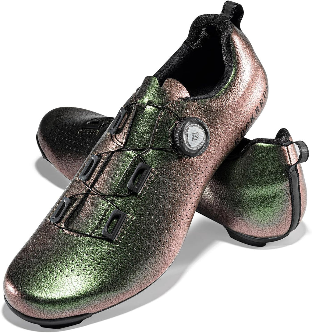 ROCKBROS Rennrad Fahrradschuhe Herren Damen – Carbonsohle T500, Klickschuhe