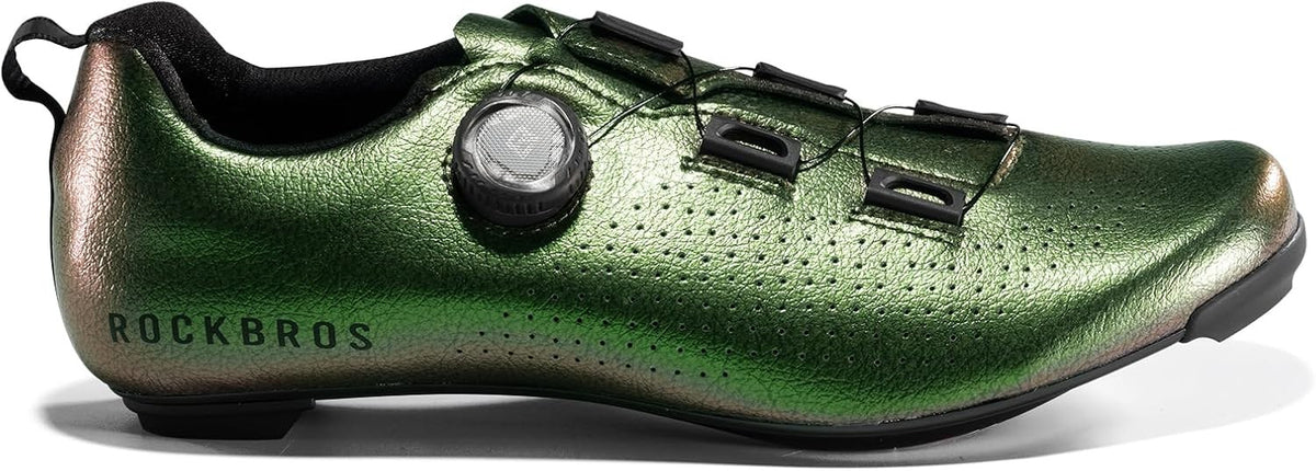 ROCKBROS Rennrad Fahrradschuhe Herren Damen – Carbonsohle T500, Klickschuhe mit Drehverschluss, Atmungsaktiv