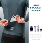 ROCKBROS Road to Sky Herren Radtrikot Fahrradtrikot Langarm