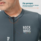 ROCKBROS Road to Sky Herren Radtrikot Fahrradtrikot Langarm