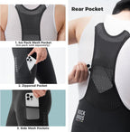 ROCKBROS Road to Sky Herren Fahrrad Trägerhose Lang, Bib Radhose, Träger