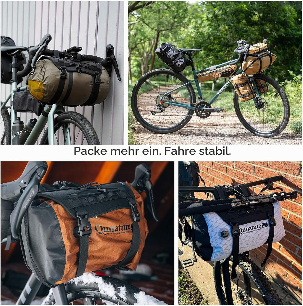 Qunature Lenkerhalterung für Fahrradtaschen