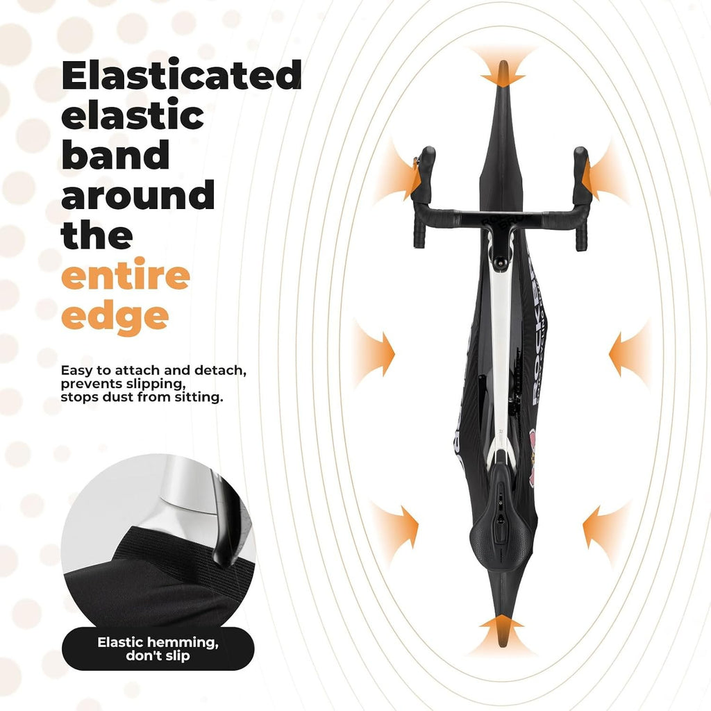 ROCKBROS Fahrradabdeckung Elastisch für Rennrad und Gravelbike 26–29 Zoll