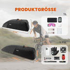 Qunature Bikepacking Rahmentasche Fahrrad Oberrohrtasche Fester Halt