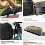 Qunature Bikepacking Rahmentasche Fahrrad Oberrohrtasche Fester Halt