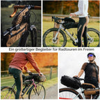 Qunature Bikepacking Rahmentasche Fahrrad Oberrohrtasche Fester Halt
