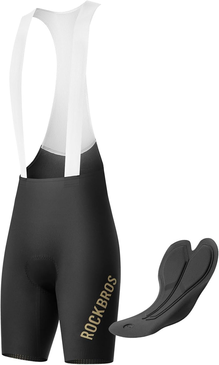 ROCKBROS Trägerhose Fahrradhose mit Sitzpolster Herren
