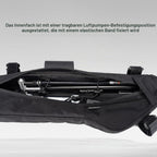 Qunature Bikepacking Rahmentasche Fahrradtasche Gravelbike Kompatibel mit Trinkblase
